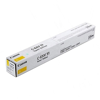 Cartuse originale - EXT Toner original Canon CEXV51 , 0484C002 , galben , 60000p