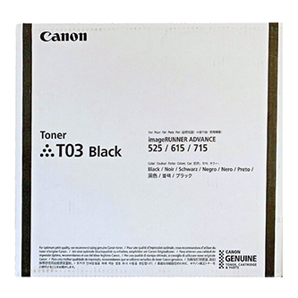 Cartuse originale Canon - Toner original Canon T03 BK , 2725C001 , negru , 51500p