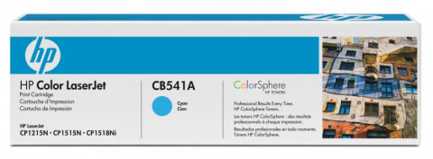 Cartuse originale - Toner Original CB541A HP Cyan, nr.125A, pentru Color LaserJet CM6030 |  CM6040 |  CP6015, 1.4K