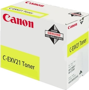 Cartuse originale - Toner Original Canon Yellow, EXV21Y, pentru IR C2380I|IR C2880|IR C2880I|IR C3080|IR C3080I|IR C3380|IR C3380I|IR C3580|IR C3580I, 14K,NOPP, "CF0455B002AA"