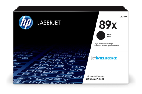 Cartuse originale HP - Toner Original CF289X HP Black, nr.89X, pentru LaserJet MFP M507 | M528, 10K