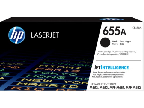 Cartuse originale - Toner Original CF450A HP Black, nr.655A, pentru Color LaserJet M652 | M653 | M681 | M682, 12.5K
