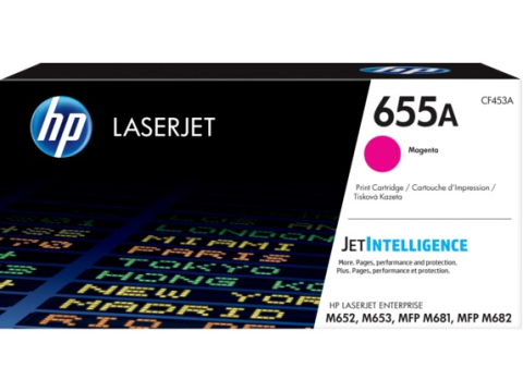Cartuse originale - Toner Original CF453A HP Magenta, nr.655A, pentru Color LaserJet M652 | M653 | M681 | M682, 10.5K