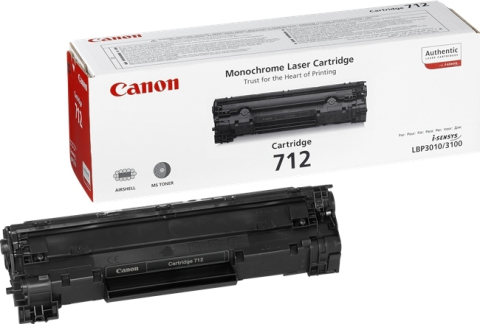 Cartuse originale Canon - Toner Original CR1870B002AA Canon Black, CRG-712, pentru LBP-3010 | LBP-3100, 6K