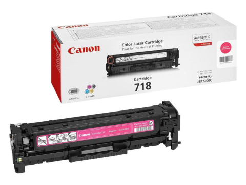 Cartuse originale Canon - Toner Original CR2660B002AA Canon Magenta , CRG-718M , pentru LBP-7200 | LBP-7210 | LBP-7660 | LBP-7680 | MF-8330 | MF-8340 | MF-8350 | MF-8360 | MF-8380 | MF-8540 | MF-8550 | MF-8580 | MF-724 | MF- ;