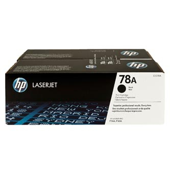 Cartuse originale - Toner original HP CE278AD , HP 78A , negru , 4200 (2x2100) pagini , pachet dublu , 2 buc.