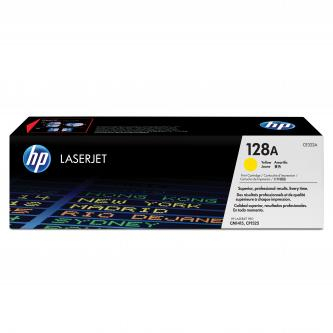 Cartuse originale - Toner original HP CE322A , HP 128A , galben , 1300p