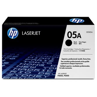Cartuse originale - Toner original HP CE505A , HP 05A , negru , 2300p
