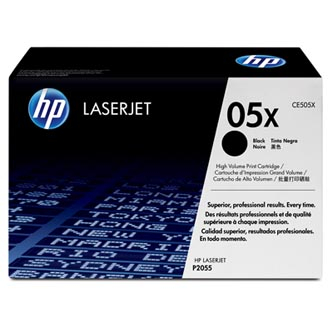 Cartuse originale - Toner original HP CE505X , HP 05X , negru , 6500p , capacitate mare