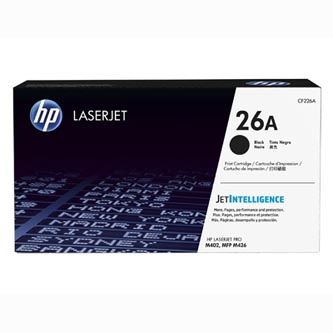 Cartuse originale - Toner original HP CF226A , HP 26A , negru , 3100p , 700g
