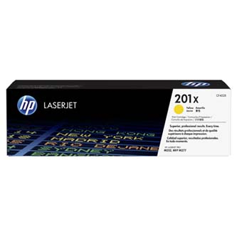 Cartuse originale - Toner original HP CF402X , HP 201X , galben , 2300p , 770g