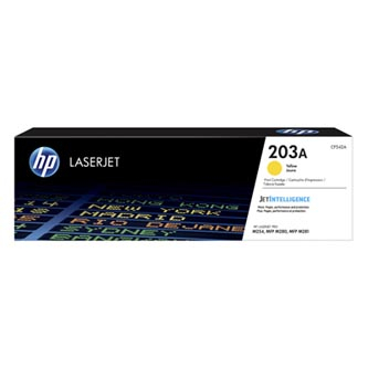 Cartuse originale - Toner original HP CF542A , HP 203A , galben , 1300p