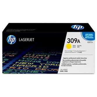 Cartuse originale - Toner original HP Q2672A , HP 309A , galben , 4000p , EOL