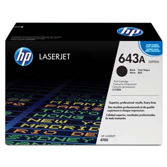 Cartuse originale HP - EXT Toner original HP Q5950A , HP 643A , negru , 11000p