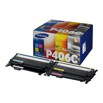 Cartuse originale HP - Toner original HP SU375A , CLT-P406C , P406C , CMYK , 1500 , 3*1000p , pachet de 4