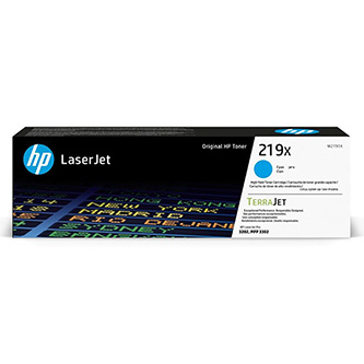 Cartuse originale - Toner original HP TerraJet W2191X , HP 219X , cyan , 2500p , capacitate mare