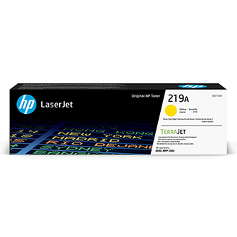Cartuse originale - Toner original HP TerraJet W2192A , HP 219A , galben , 1200p