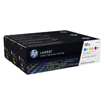 Cartuse originale - Toner original HP U0SL1AM , HP 131A CMY , CMY , 5400 (3x1800) pagini , 3 bucăți