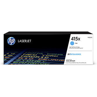 Cartuse originale - Toner original HP W2031X , HP 415X , cyan , 6000p