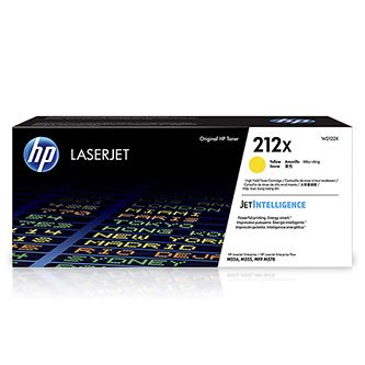 Cartuse originale - Toner original HP W2122X , HP 212X , galben , 10000p , capacitate mare