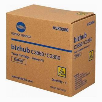 Cartuse originale - Toner original Konica Minolta A5X0250 , TNP48Y , galben , 10000p