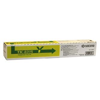 Cartuse originale - Toner original Kyocera TK8315Y , 1T02MVANL0 , galben , 6000p