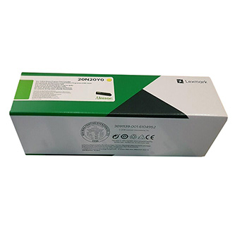 Cartuse originale - Toner original Lexmark 20N20Y0 , galben , 1500p , returnare