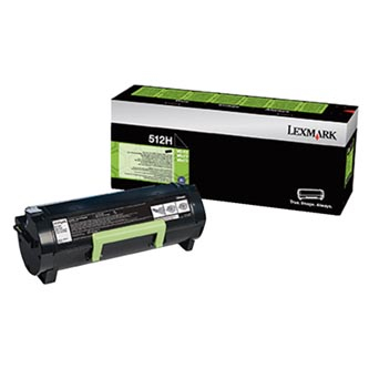 Cartuse originale - Toner original Lexmark 51F2H0E , negru , 5000p , capacitate mare , returnare