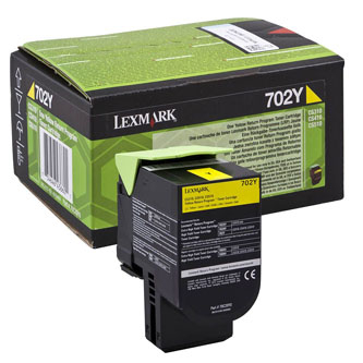 Cartuse originale - Toner original Lexmark 70C2XY0 , galben , 4000p , capacitate extra mare , returnare