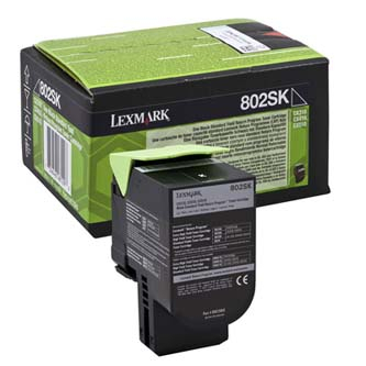 Cartuse originale Lexmark - Toner original Lexmark 80C2SK0 , negru , 2500p , returnare