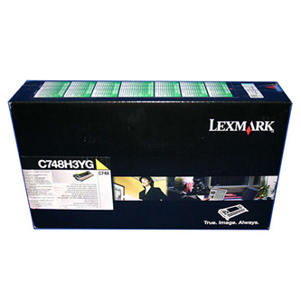 Cartuse originale - Toner original Lexmark X748H3YG , galben , 10000p , capacitate mare
