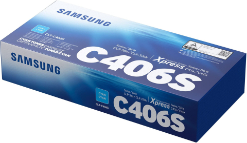 Cartuse originale - Toner Original ST984A Samsung Cyan , C406S , pentru CLP-360 | 365 | | CLX-3300 | 3305 , 1K ; Imprimanta compatibila: CLP-320 , CLP-325 , CLX-3185