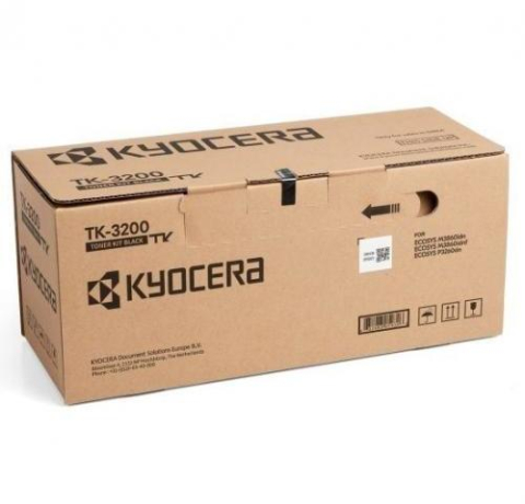 Cartuse originale - Toner Original TK-3200 KYOCERA Black, TK-3200, pentru ECOSYS P3260DN | M3860IDNF | M3860IDN, 40K
