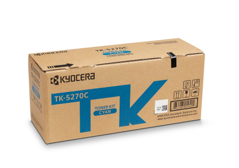 Cartuse originale - Toner Original TK-5270C Kyocera Cyan, TK-5270C, pentru ECOSYS M6230 | M6630, 6K