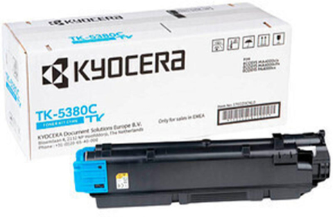Cartuse originale - Toner Original TK-5380C Kyocera Cyan,TK-5380C, pentru ECOSYS PA4000cx | MA4000cix | MA4000cifx, 10K, incl.TV 1.2 RON, "TK-5380C"