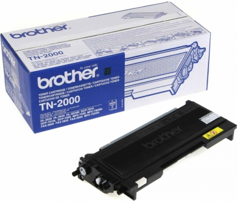 Cartuse originale Brother - Toner Original TN2000 Brother Black, TN2000, pentru HL-2030 | 2040 | 2070 | DCP-7010 | MFC-7420 | 7820 | Fax-2820 | 2920, 2.5K,"TN2000"