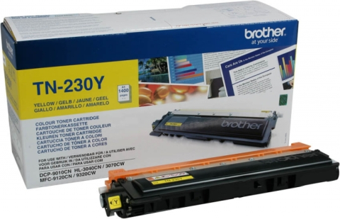 Cartuse originale Brother - Toner Original TN230Y Brother Yellow, TN230Y, pentru HL-3040 | 3070 | DCP-9010 | MFC-9120 | 9320, 1.4K,"TN230Y"
