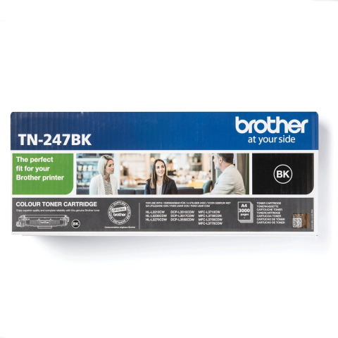 Cartuse originale Brother - Toner Original TN247BK Brother Black, TN247BK, pentru HL-L3210 | L3270 | DCP-L3510 | L3550 | MFC-L3730 | L3770, 3K