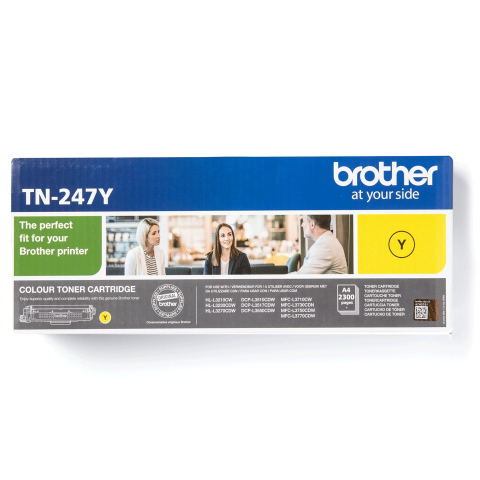 Cartuse originale Brother - Toner Original TN247Y Brother Yellow, TN247Y, pentru HL-L3210 | L3270 | DCP-L3510 | L3550 | MFC-L3730 | L3770, 2.3K