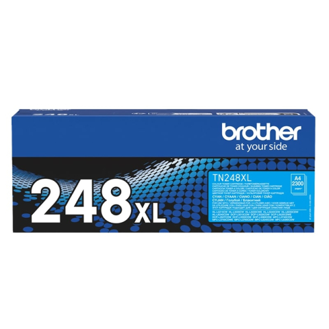 Cartuse originale - Toner Original TN248XLC Brother Cyan, TN248XLC, pentru HL-L3220 | L3240 | HL-L8230 | L8240 | DCP-L3520 | DCP-L3560 | MFC-L3740 | MFC-L8340 | MFC-L8390, 2.3K