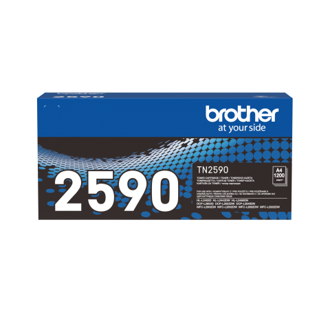 Cartuse originale Brother - Toner Original Brother Black, TN2590, pentru HL L2402|L2622|L2802|L2442|L2460|L2640|L2862 Cu CHIP, 1.5K, incl.TV 1.2 RON, "TN2590"