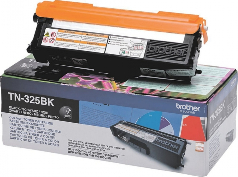 Cartuse originale - Toner Original TN325BK Brother Black, TN325BK, pentru HL-4140 | 4150 | 4570 | DCP-9270 | 9055 | MFC-9970 | 9460, 4K,"TN325BK"