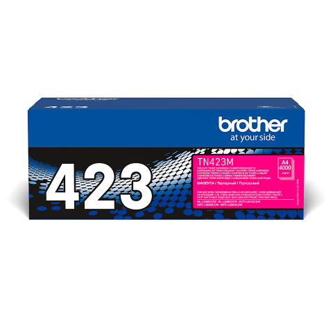 Cartuse originale Brother - Cartus toner original Brother TN423 Magenta, 4000 pagini ( functioneaza cu DR421CL )