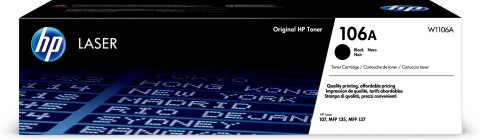 Cartuse originale - Toner Original W1106A HP Black, nr.106A, pentru LaserJet 107 | MFP 135 | MFP 137, 1K