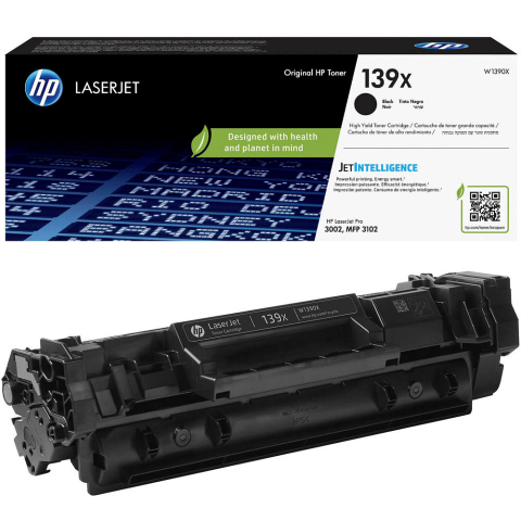 Cartuse originale - Toner Original W1390X HP Black, nr.139X, pentru LaserJet Pro 3002dn | LaserJet Pro 3002dw | LaserJet Pro 3002dwe | MFP 3102fdn | MFP 3102fdne, 4k, incl.TV 1.2incl.TV "W1390X"