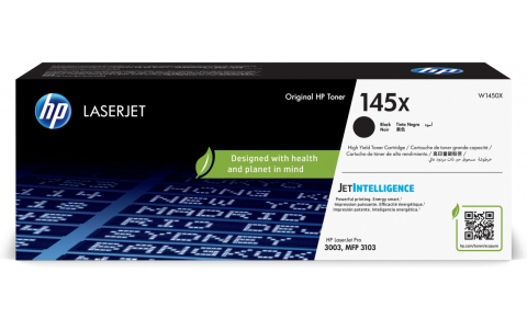 Cartuse originale - Toner Original HP Black, HP145X, pentru Laser Jet 3003dn|3003dw|MFP 3103fdn|3103fdw, 4k, incl.TV 1.2incl.TV "W1450X"