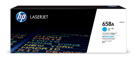 Cartuse originale HP - Toner Original W2001A HP Cyan, nr.658A, pentru Color  LaserJet M751, 6K