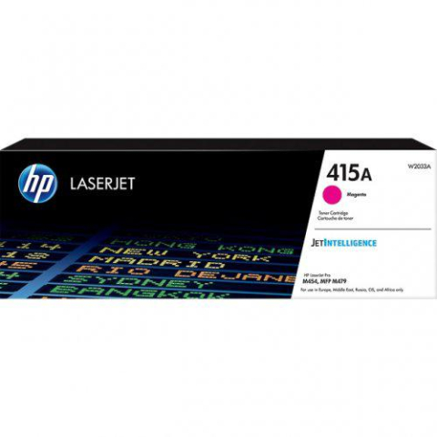 Cartuse originale - Toner Original W2033A HP Magenta, nr.415A, pentru MFP M454 | M479 | M480, 2.1K