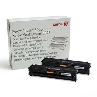 Cartuse originale Xerox - Toner original Xerox 106R03048 , negru , pachet dublu (2 x 1500 pagini)