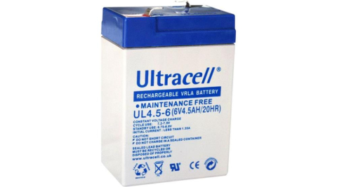 Electronice - UPS- acumulatori Ultracell BATTERY 6V 4.5AH/UL4.5-6 ULTRACELL Cod Produs: UL4.5-6